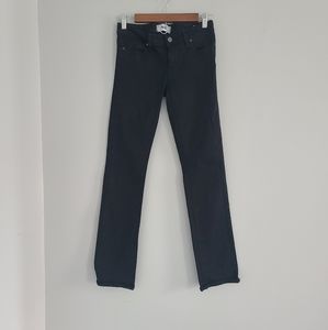 Paige Black Jeans Skyline Straight Petite Size 26